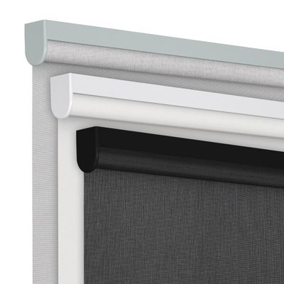 Boolegon Light Filtering Roller Shades for Windows Cordless Roller Blinds Easy to Install Free-Stop Solar Shade for Home Office,Thermal Insulated UV Protection,Light Filtering Black, 66" W x 48" H