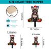 V VIBEPY 2D Flat All Over Printed, Personalized Dog Christmas Tree Topper, Christmas Tree Topper for French Bulldog Lover, 8", 12", 18" Wood Tree Topper, Gift for French Bulldog Lover view 2