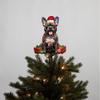 V VIBEPY 2D Flat All Over Printed, Personalized Dog Christmas Tree Topper, Christmas Tree Topper for French Bulldog Lover, 8", 12", 18" Wood Tree Topper, Gift for French Bulldog Lover view 4