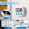 ZILLEEN Classroom Timer for Kids Teachers 4 Pack Digital Timers, White view 3