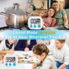 ZILLEEN Classroom Timer for Kids Teachers 4 Pack Digital Timers, White view 4