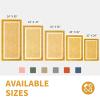 CozeCube Bath mats for Bathroom Non Slip, Fluffy Absorbent Microfiber Bath mat Washable, Aesthetic Bathroom Rugs, Long Harvest Gold Bath mat, Harvest Gold, 47" x 24" view 2