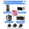 3Pcs ZHYEEDAA Air Fryer Egg Mold,Silicone Egg Molds, Individual Egg Bite Maker Reusable Egg Molds, Microwave Egg Cooker, BPA Free, Dishwasher Safe (Round-Pink) view 4