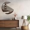 SIGNLEADER Metal Wall Art Decor Lighthouse Minimalist Modern Abstract Wall Sculpture Hangings Home Decoration for Living Room, Bedroom, Bathroom, Kitchen, Outdoor - 30" Bronze view 1