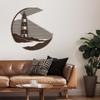 SIGNLEADER Metal Wall Art Decor Lighthouse Minimalist Modern Abstract Wall Sculpture Hangings Home Decoration for Living Room, Bedroom, Bathroom, Kitchen, Outdoor - 30" Bronze view 4