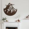 SIGNLEADER Metal Wall Art Decor Mountains and Pine Trees Minimalist Modern Abstract Wall Sculpture Hangings Home Decoration for Living Room, Bedroom, Bathroom, Kitchen, Outdoor - 36" Bronze view 3