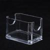 Kichvoe 6pcs Transparent Acrylic Sugar Packet Holder and Tea Bag Organizer Stylish Coffee Storage Box for Kitchen and Office Versatile Container for Sugar Packets and Small Treats view 2