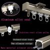 Curtain Rail with Mute Rollers, Aluminum Ceiling Curtain Track, Heavy Duty Curtain Track System, Room Divider Curtain Rod, Mount to Ceiling Or Wall, can Be Used in Windows, Bedrooms (Color : B, Size view 3