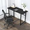 Lutown-Teen Folding Computer Desk 47 inch Writing Gaming Computer Camping Table, No Assembly Required Home Office Desk, Black view 2