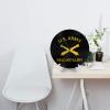 Qauirfe Us Field Veteran 9.84-in Silent Non-Ticking Round Wall Clock - Modern Dcor for Home Office School view 3