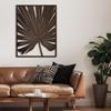 SIGNLEADER Metal Wall Art Decor Big Bronze Leaves Minimalist Modern Abstract Wall Sculpture Hangings Home Decoration for Living Room, Bedroom, Bathroom, Kitchen, Outdoor - 36" Bronze view 1