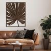 SIGNLEADER Metal Wall Art Decor Big Bronze Leaves Minimalist Modern Abstract Wall Sculpture Hangings Home Decoration for Living Room, Bedroom, Bathroom, Kitchen, Outdoor - 36" Bronze view 4