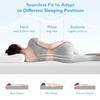 FDW | 8 Inch California King Mattress | Medium Firm | Gel Memory Foam Mattress | White | Bed in a Box, CertiPUR-US Certified | Pressure Relief, Cooling Ventilated Foam | Washable Removable Cover view 3