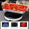 Stainless Steel Roaster/Roasting Pan with Handles - 3.1L/3.4L/5.8L/7.4L/10L Fish Baking Tray Deep Broiling Pan Serving Platter for Oven Cooking Lasagna Meat Chicken - Dishwasher Safe (37cm,Gold) view 3