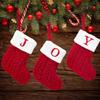 homeemoh Christmas Stocking Monogram Hanging Socks 75.5 Inch Knit Small Sock Hanging Ornament Gift Bags for Xmas Tree Fireplace Home Decoration (Z) view 4
