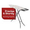 Perilla Big Ironing Board - Durable, Vapor Permeable, and Height Adjustable Iron Board- Heat Resistant Fabric - Metal 4 Legs with Silicone Stoppers - 38 X 110 CM Ironing Surface view 3