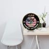 Qauirfe 3rd Ranger Battalion Iraq Combat Veteran 9.84-in Silent Non-Ticking Round Wall Clock - Modern Dcor for Home Office School view 3