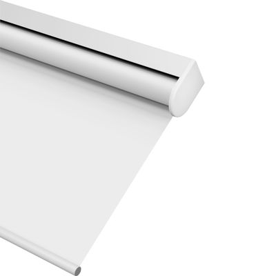 HOTSOON Blackout Roller Shades Cordless Color-Matched Roller Window Blind Free-Stop Simple Style Thermal Insulated Roll Up Blind for Home Office, White, 19" W x 78" H
