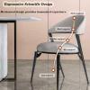 ATYUJKB Modern Side Diner Chairs, Chairs for Dining Table Tall, Mid Century Modern Dining Chairs, Chairs with Waterproof Surface, for Living Room, Bedroom, Kitchen view 2