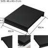 Tyenaza Stove Top Cover, Stainless Steel Gas Stove Cover, Noodle Board for Cooktop Electric Stove Range Burner Cover Expand Kitchen Workspace Black view 2