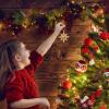 Tofficu 24Pcs Christmas Star Hanging Ornaments Glitter Ornaments -Pointed Star Christmas Tree Pendants for Christmas Wedding Home Decoration view 3