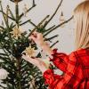 Tofficu 24Pcs Christmas Star Hanging Ornaments Glitter Ornaments -Pointed Star Christmas Tree Pendants for Christmas Wedding Home Decoration view 4