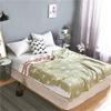 DUJEFF Cozy Lightweight Cotton Blanket Twin, Throw Blanket for Bed, Couch & Sofa, Summer Bedding Coverlet, 100% Cotton,Light and Breathable Double-Sided Blanket Bed Coverlet Sheet (Color : Green) view 1