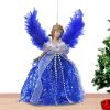 GUANGLU Christmas Tree Topper Christmas Hanging Angel Topper Christmas Tree Decorations Angel Christmas Tree Topper view 3