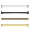 BBHW Round Closet Bar Frosted Design, Removable Cloakroom Cupboard Pole, Heavy Duty Clothes Hanging Tube Wardrobe Rack with Bracket Support (Color : Gold, Size : 120cm(47 1/4") Length) view 3