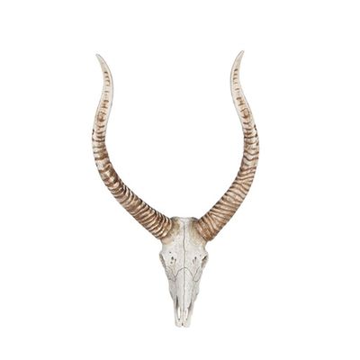 LaseVe Wall Decor Wall Sculpture Antelope, Head Deer Head Wall Hanging Animal Ornaments Living Room Coffee Shop Wall Decoration Resin Wall Decoration