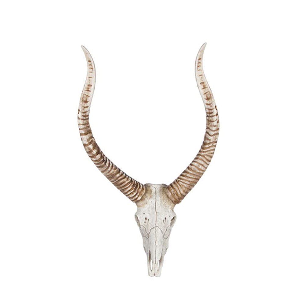 LaseVe Wall Decor Wall Sculpture Antelope, Head Deer Head Wall Hanging Animal Ornaments Living Room Coffee Shop Wall Decoration Resin Wall Decoration