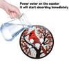 4 Pcs Boxer Dog Ceramic Coasters for Drinks Absorbent Round Absorbent Table Drink Coaster with Cork Base Wine Glasses Coffee Cups Mugs Mat for Christmas Decoration Gift(2) view 4