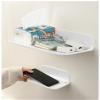 Folding Wall Shelves, Bathroom Toilets, Bedside Mobile Phones, Dormitory Storage Racks, Set-top Box Shelves view 4