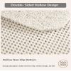 EUPXRHY Anti Slip Corner Shower Mat with Drainage Holes, PVC Loofah Shower Anti Slip Mat, Bathmat Quick Dry and Easy to Clean, Shower Floor Mat Non Slip,E,90x90cm(36x36inch) view 3