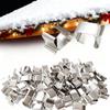 MengMain 120Pcs Gutter Light Hangers, Galvanized Roof Hooks, Outdoor Patio Decoration String Light Clips for Holiday Parties view 1