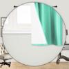 1 Piece Faux Silk Blackout Curtains Thermal Insulated Panel 3 Pass K86 Coating Grommet Top 35" x 108" (Mint Green) view 2