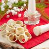 Pack of 24 Rubber Candle Hugger Grippers - Candle Holders for Taper Candles and Candle Cups - Stay Put Candle Grips Keep The Candles Upright and in Place view 1