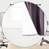 1 Piece Faux Silk Blackout Curtains Thermal Insulated Panel 3 Pass K86 Coating Grommet Top 35" x 108" (Eggplant Plum) view 2