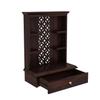 Home Temple Wooden Puja Mandir Pooja Stand for Home and Office Wall Mandir for Home Temple for Home and Office (Walnut) view 3