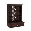 Home Temple Wooden Puja Mandir Pooja Stand for Home and Office Wall Mandir for Home Temple for Home and Office (Walnut) view 4