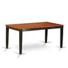 HomeStock Dining Room Set 7 Piece - Solid Wood Table & Chairs, Cherry Finish, Butterfly Leaf, Family Size view 2