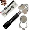 Espresso Portafilter 54mm Bottomless - Compatible with Breville Duo-temp, Infuser, Bambino, Barista Express, Barista Touch, and Barista Pro Espresso - Stainless Steel Filter Basked Included view 1