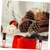 Didiseaon 2pcs Christmas Stocking Hanger Metal Mantel Hook for Festive Decoration for Hanging Stockings Bags and More for Fireplace Use view 4