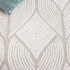 SAFAVIEH Metro Collection Runner Rug - 2'3" x 8', Beige & Grey, Floral Design, Ideal for High Traffic Areas in Entryway, Kitchen & Bathroom (MET425B-28) view 4