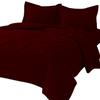 RAJVEER TEXTILE All Season Down Alternative 300GSM Quilted Comforter with 2 Pillow Sham - Microfiber Duvet Insert with Corner Tabs- Bed Comforter, Full/Queen(90" X 90") Colour-Burgundy view 3