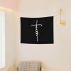 Faith Jesus Christian Vertical Cross Wall Tapestries Wall Decorations Tapestry For Bedroom Living Room 29x37 inch view 4