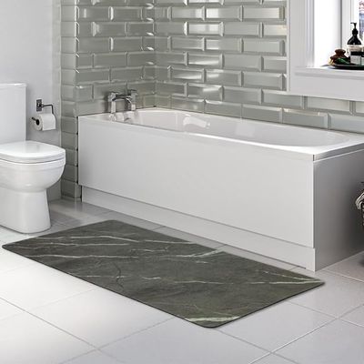 Fasward Bathroom Mat Toilet Runner Rug Custom Size Non Slip Quick Dry Water Absorbent Shower Rugs Fit Under Door-Washable Bath Rug for Bathtub, Shower Room, Sink, Laundry Room
