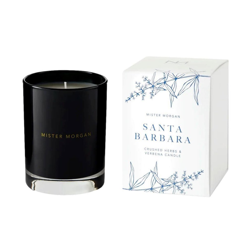 Niven Morgan, Santa Barbara, Crushed Herb and Verbena Candle, 11 Ounces