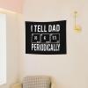 I Tell Dad Jokes Periodically Wall Tapestries Wall Decorations Tapestry For Bedroom Living Room 29x37 inch view 4