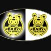 Nouiroy Double-Side Baby on Board Sign with Suction Cups, Reflective Surf Baby On Board PVC Car Decals Cute Reflective Baby Safety Warning Car Decal (Koala, Yellow) view 1